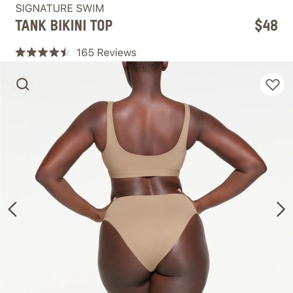Skims Tank Bikini Top + Matching Tanga